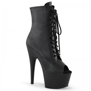 Pleaser Adore-1021 Vegan Leather レディース ブーツ 黒 | HCTWJPMWOJ