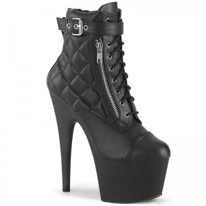 Pleaser Adore-700-05 Vegan Leather レディース ブーツ 黒 | IBMQJPJFEU