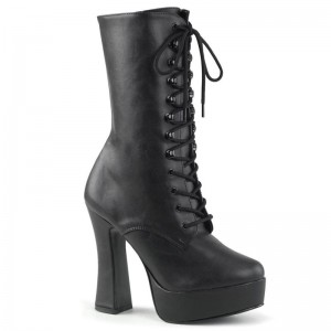 Pleaser Electra-1020 Vegan Leather レディース ブーツ 黒 | HYFLJPKAXJ