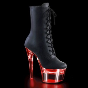 Pleaser Flashdance-1020-7 Vegan Leather レディース ブーツ 黒 | FKCEJPYRGJ