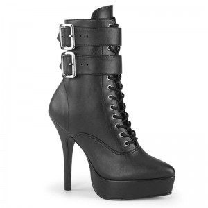 Pleaser Indulge-1026 Vegan Leather レディース ブーツ 黒 | XBGVJPZCRX