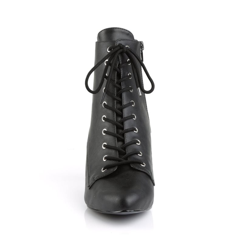 Pleaser Divine-1020 Vegan Leather レディース ブーツ 黒 | NIGZJPIWDF