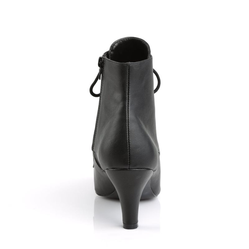 Pleaser Divine-1020 Vegan Leather レディース ブーツ 黒 | NIGZJPIWDF