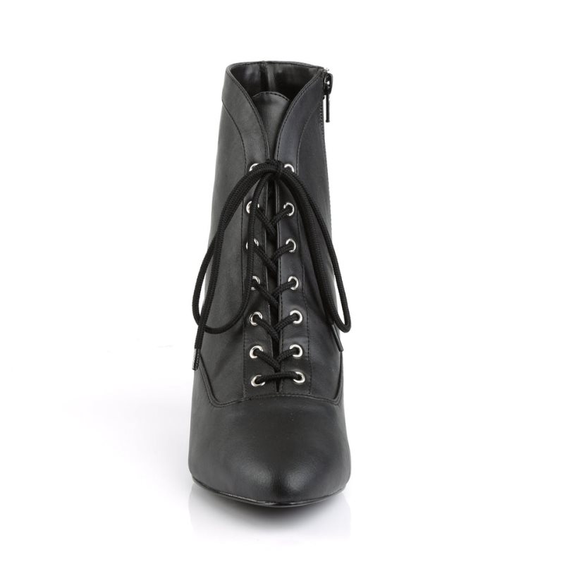 Pleaser Fab-1005 Vegan Leather レディース ブーツ 黒 | WJEPJPLUYG