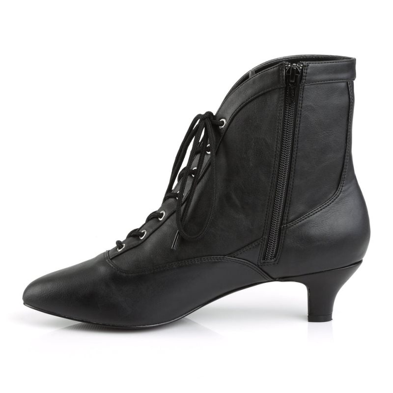 Pleaser Fab-1005 Vegan Leather レディース ブーツ 黒 | WJEPJPLUYG