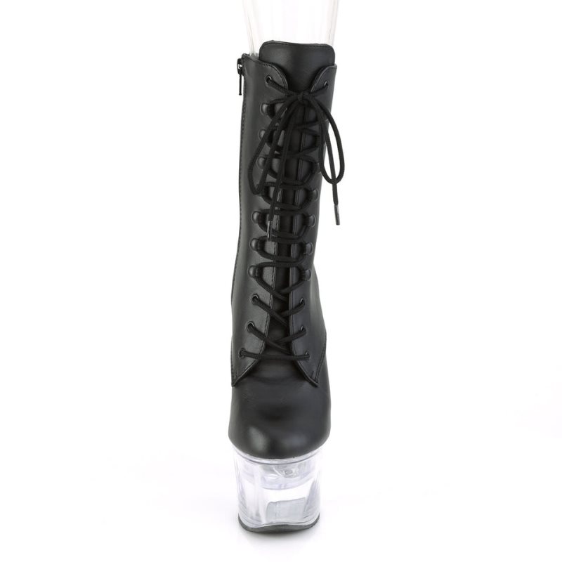 Pleaser Flashdance-1020-7 Vegan Leather レディース ブーツ 黒 | FKCEJPYRGJ