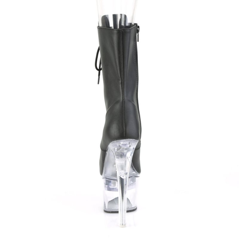 Pleaser Flashdance-1020-7 Vegan Leather レディース ブーツ 黒 | FKCEJPYRGJ